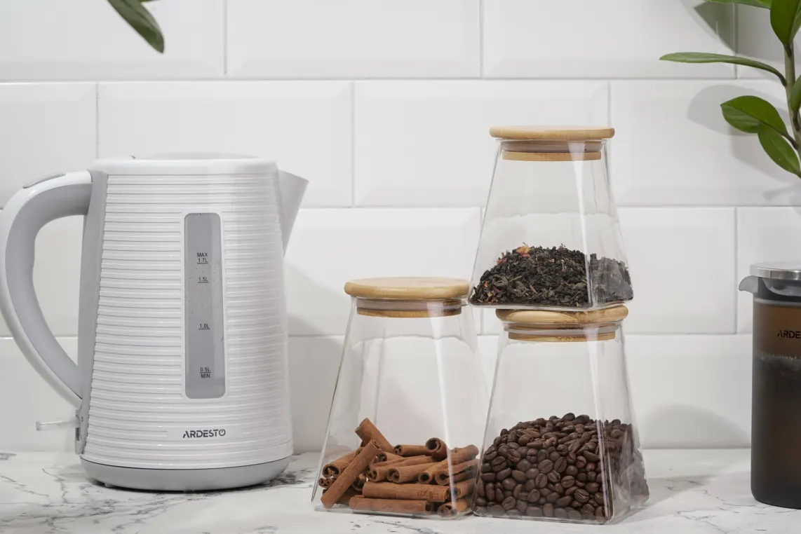 ელექტრო ჩაიდანი Ardesto EKL-F17WG electric kettle with Strix controller