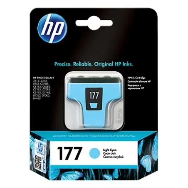 HP 177, Lite Cyan Ink Cartridge C8774HE