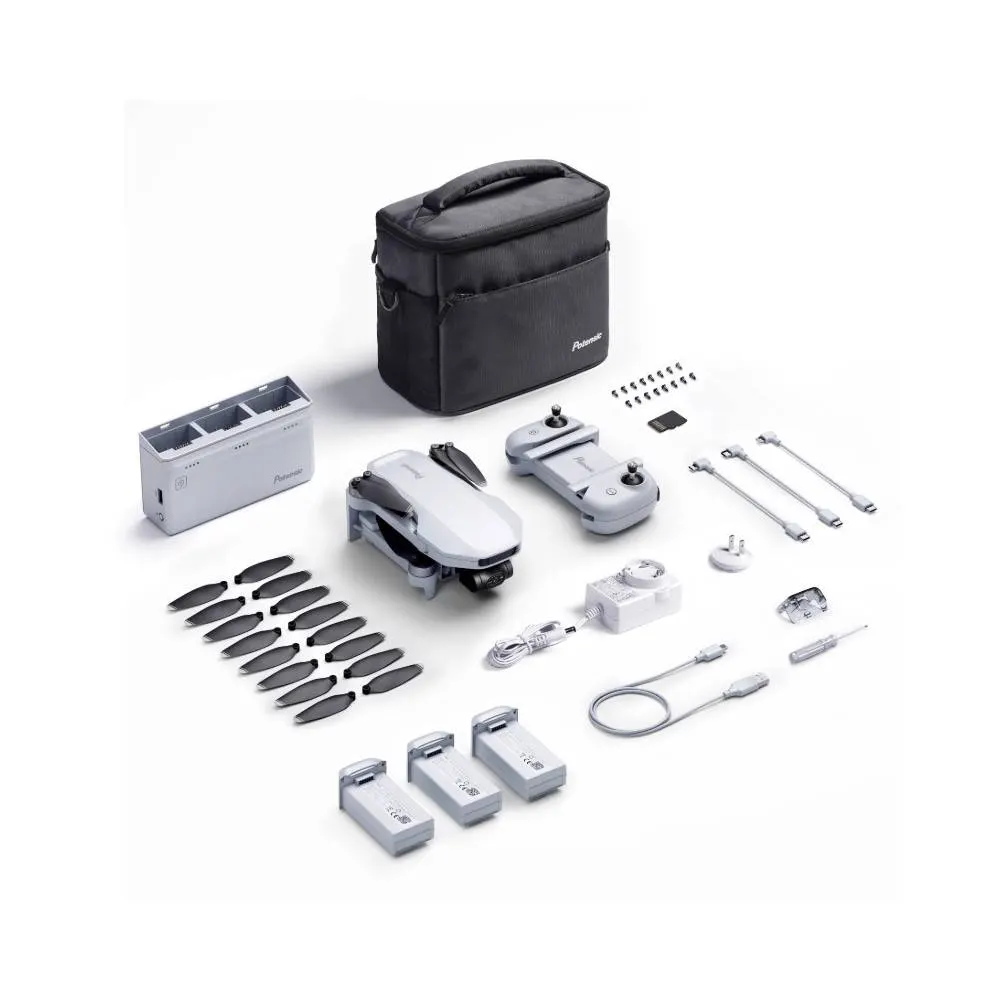 Potensic Drone ATOM (Fly More Combo) 3 batteries in total Grey