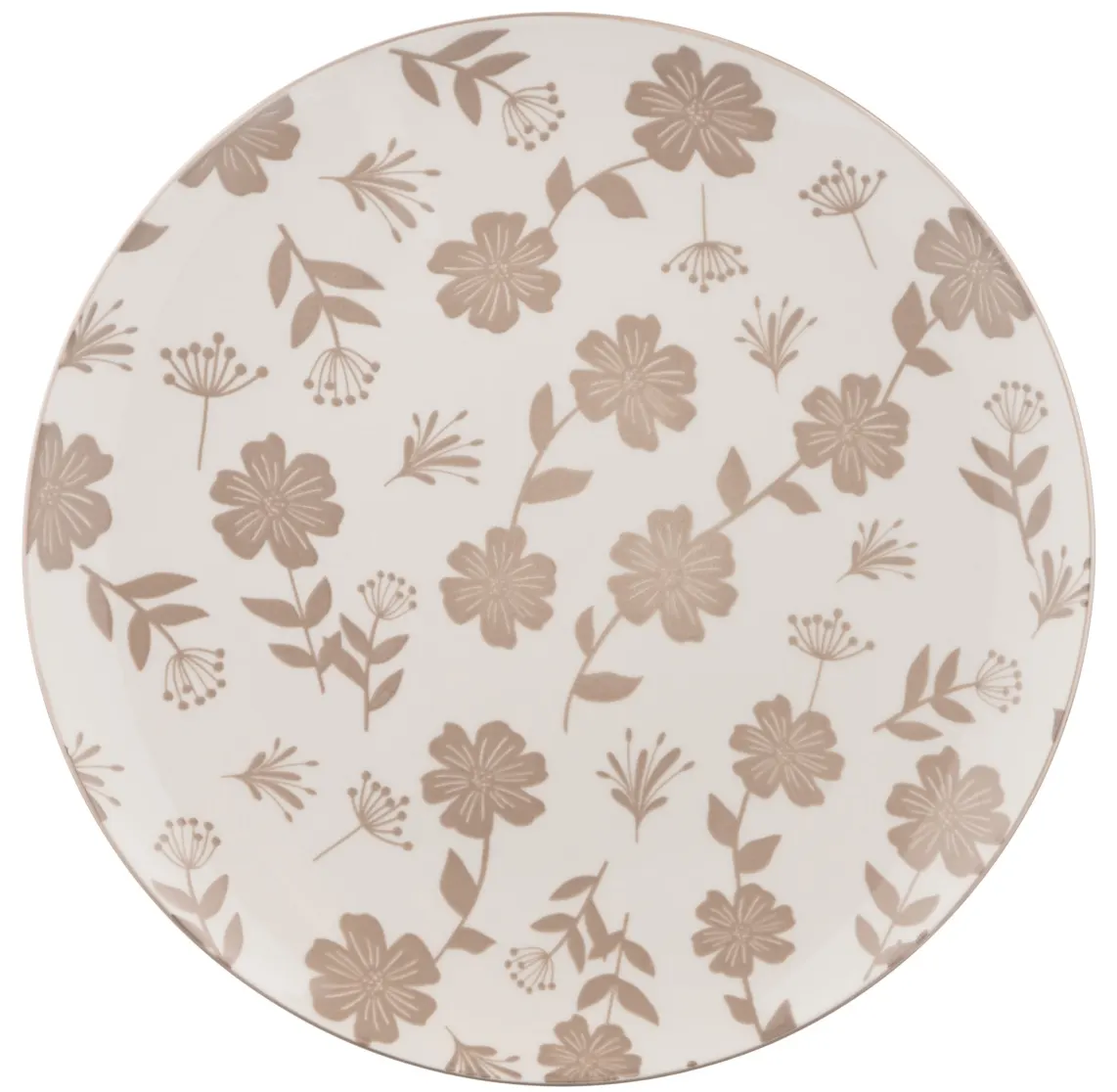 თეფში Dinner plate ARDESTO Ravenna, 26.8cm, porcelain, white-beige