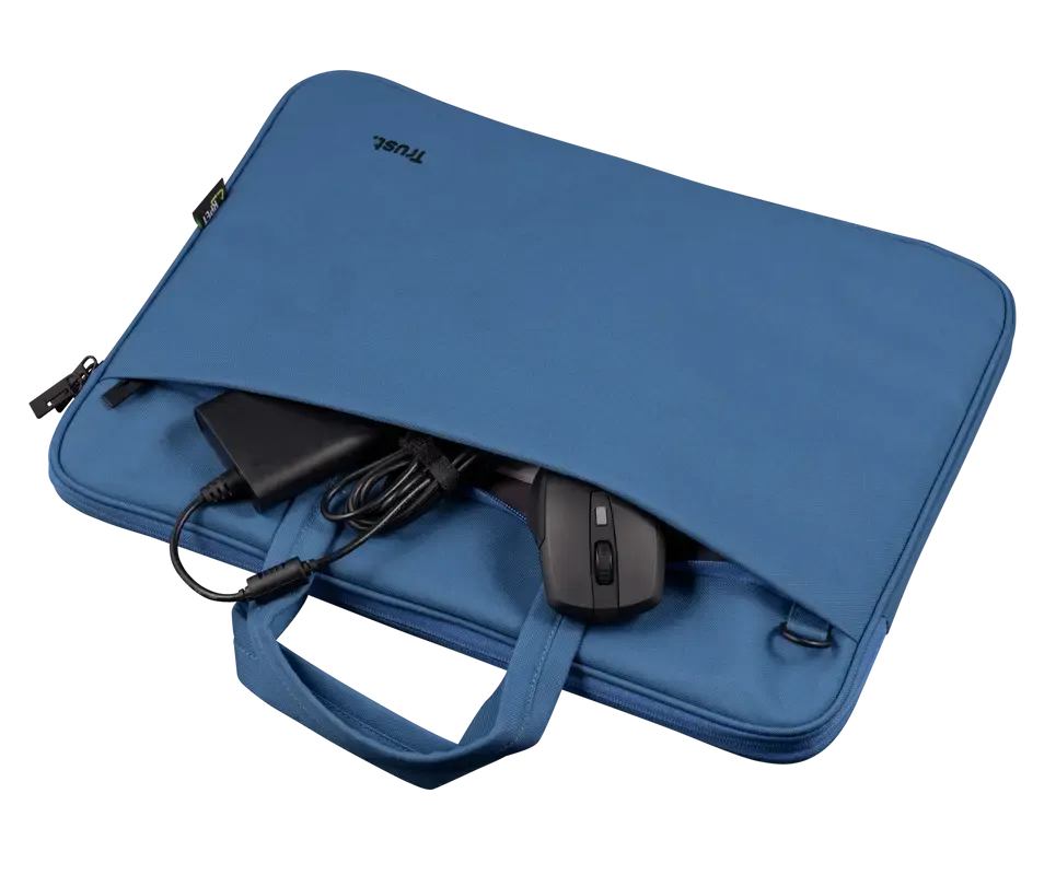 24448 TRUST BOLOGNA LAPTOP BAG 16″ ECO BLUE