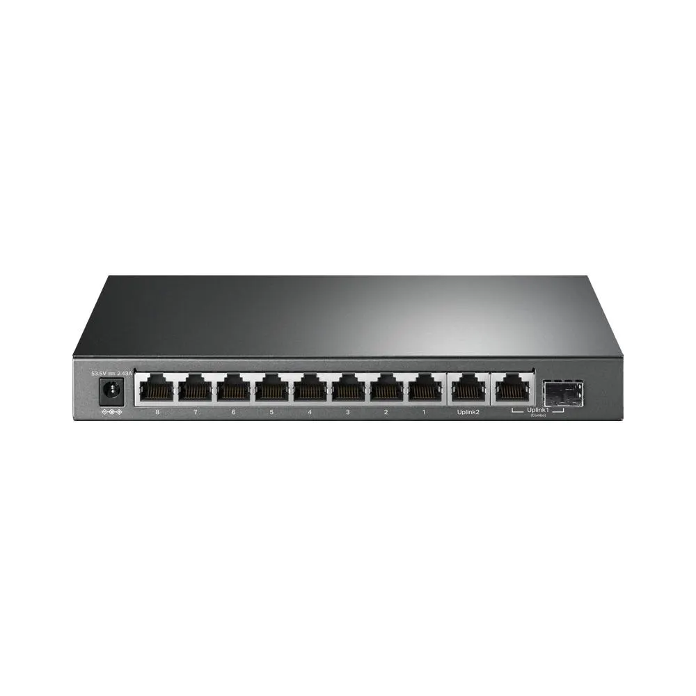 TP-Link, TL-SG1210MP 10-Port Gigabit Desktop Switch with 8-Port PoE+