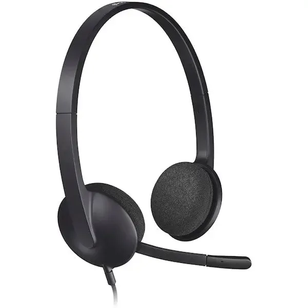 Logitech, H340 Computer USB Headset Black