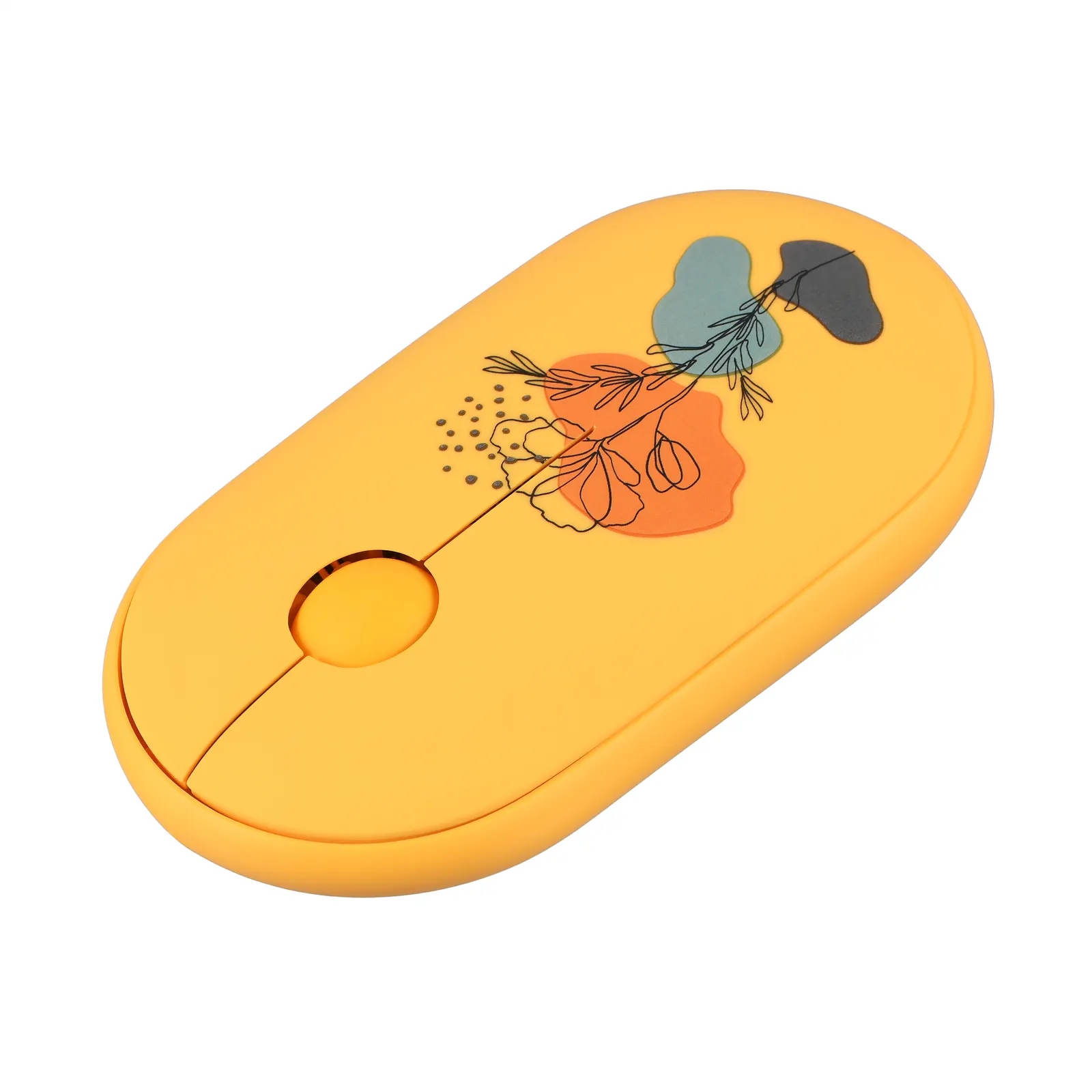 მაუსი 2E Mouse MF300 FLORA:POPPY Silent WL BT, Yellow
