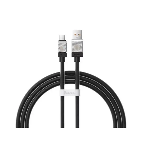 Type-C კაბელი Baseus Coolplay USB-A to USB-C 2m Black