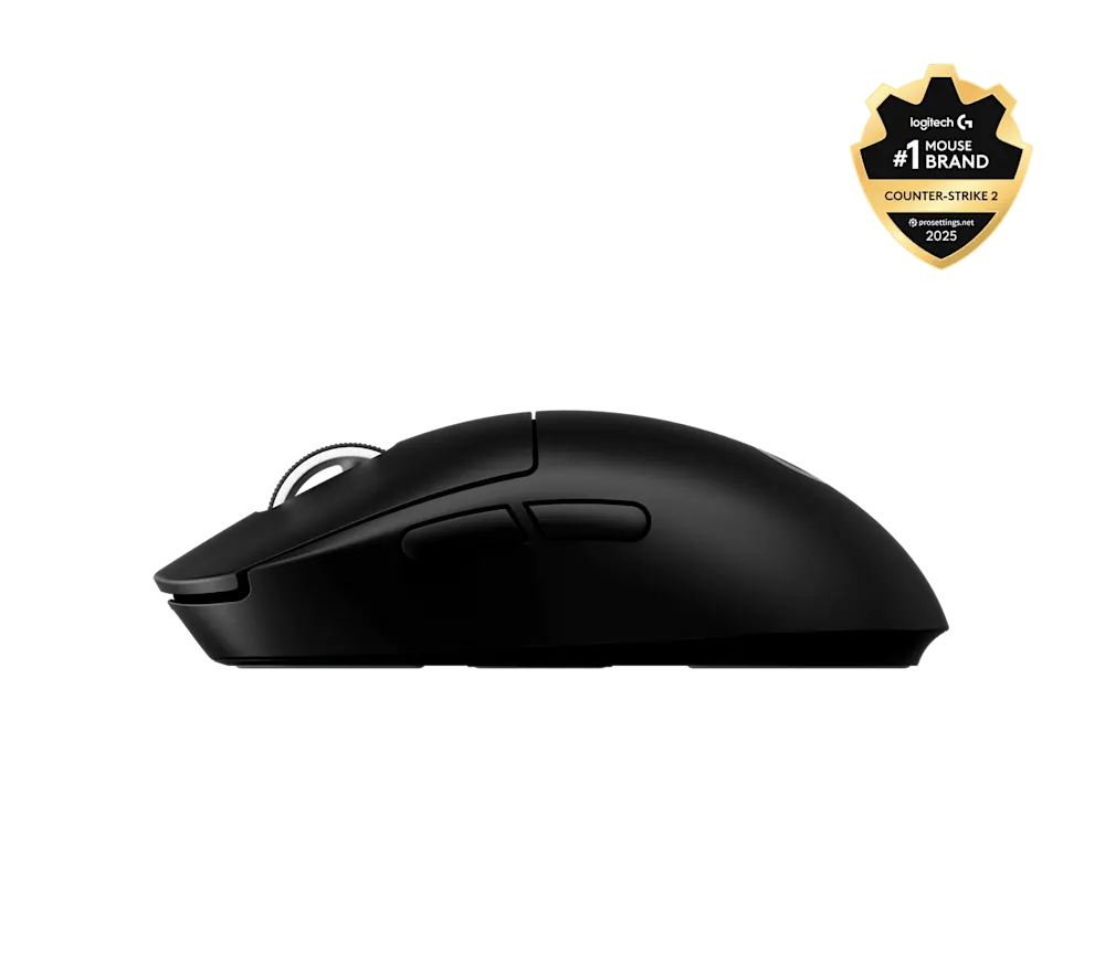 მაუსი logitech, PRO X SUPERLIGHT 2c, Mouse, Wireless Gaming 8K LIGHTSPEED, Black