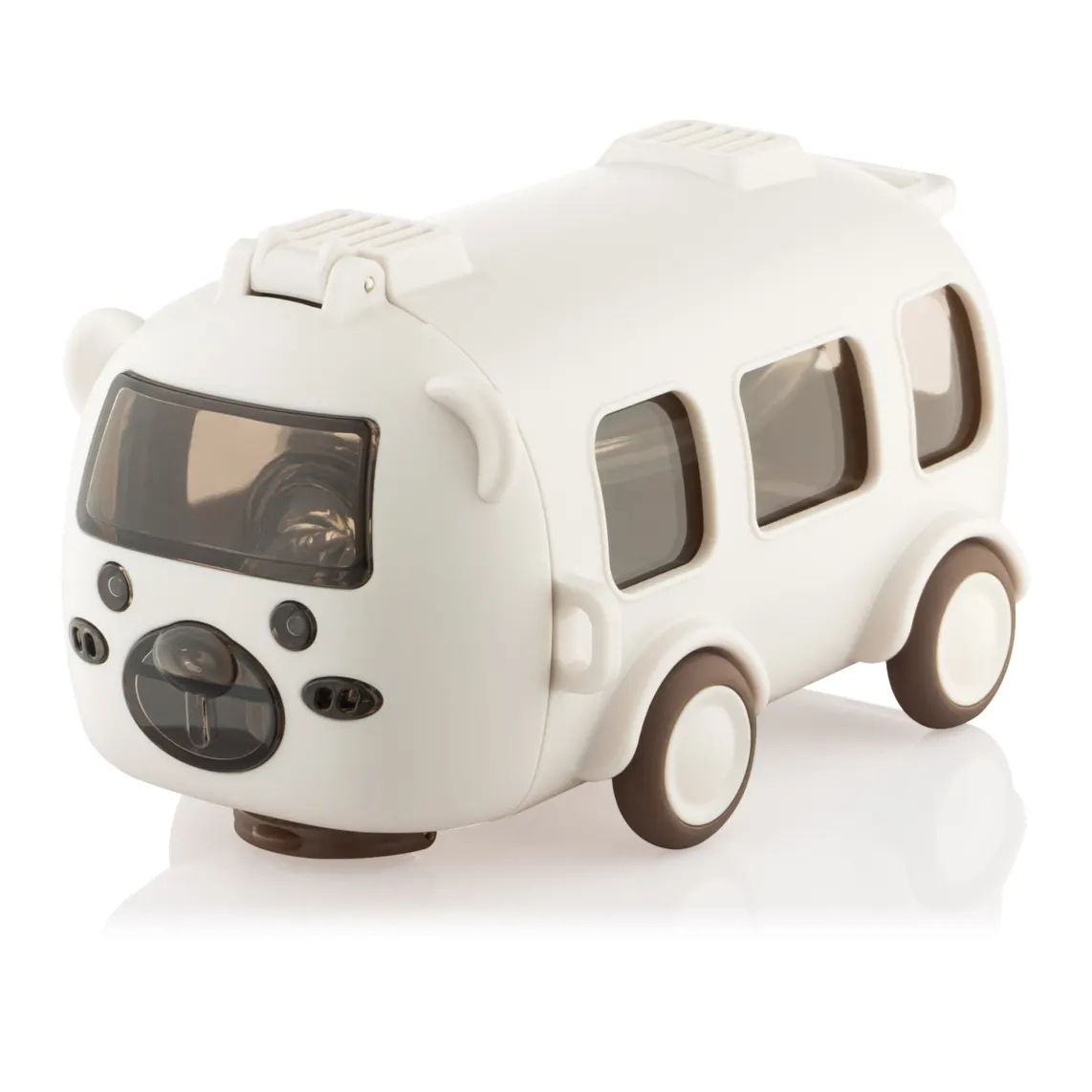 Ardesto Bottle Bear Bus 500ml, plastic, white