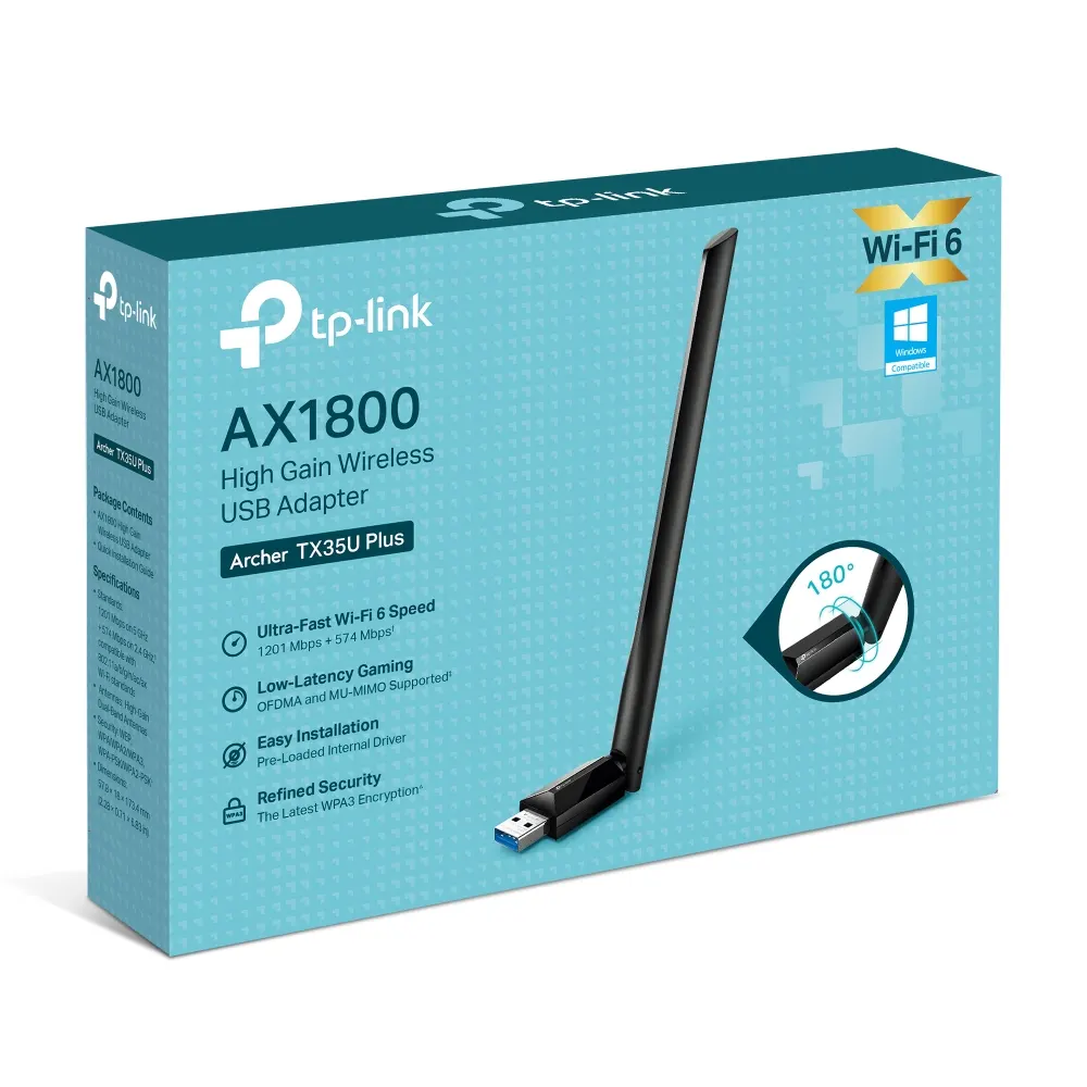Wi-Fi ადაპტერი TP-Link Archer TX35U Plus