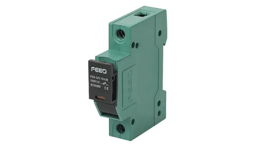 Solar DC Fuse with holder 1000V/15A, NEX FDS-32B-15A