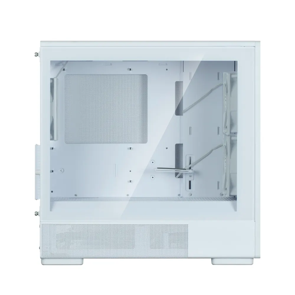 ქეისი Zalman PC case P10 Namu without PSU, 1xUSB3.0, 1xUSBType-C, 2x120mm, 1x120mm ARGB, VGA 340mm, LCS ready, TG Side Panel, mATX, white