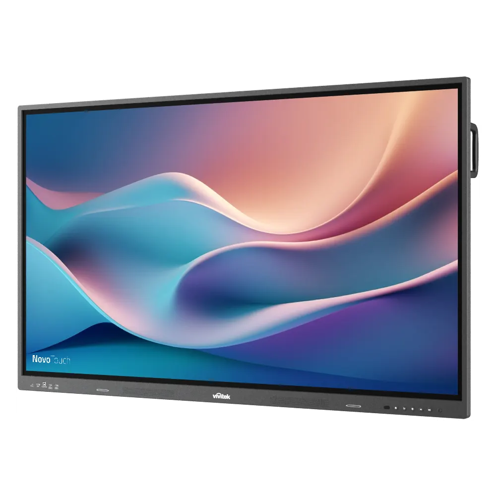 Interactive display Vivitek BK653i Novo Touch, 65”, 4K, Android 14, RAM 8GB, 64GB, Smart Board, Silver
