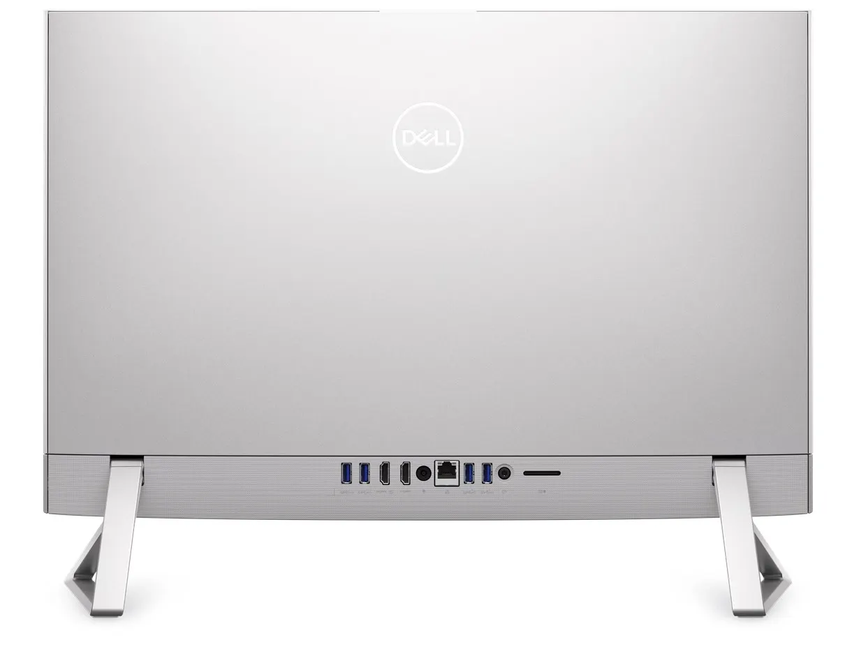 All in One კომპიუტერი Dell 24 All-in-One EC24250/ Core 3 100U/1x8GB 5200MT/s/512GB SSD/23.8 FHD//Cam/WiFi 6E+BT/No keyb, No Mouse/HDMI in/Out/White Color/Ubuntu/1Yrw