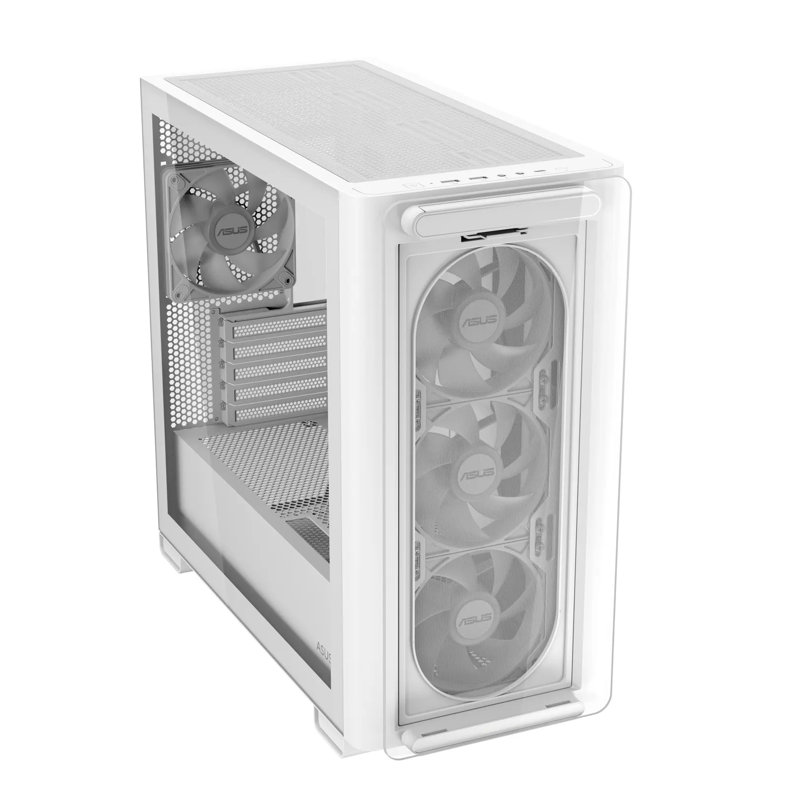 ქეისი ASUS A23 PLUS TG/ARGB FANS/WHT