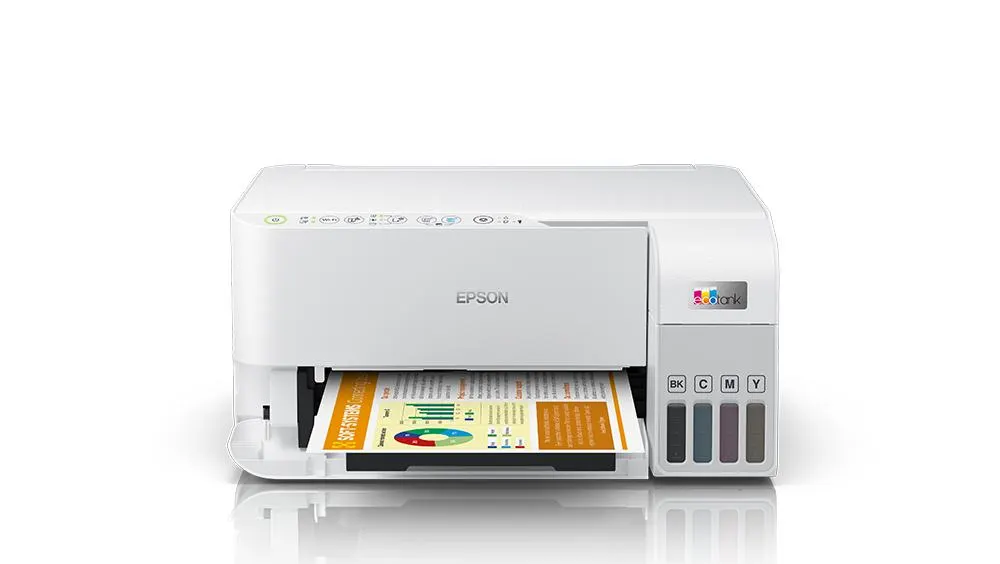 EPSON EcoTank L3356 A4 ფერადი მულტიფუნქციური WiFi პრინტერი