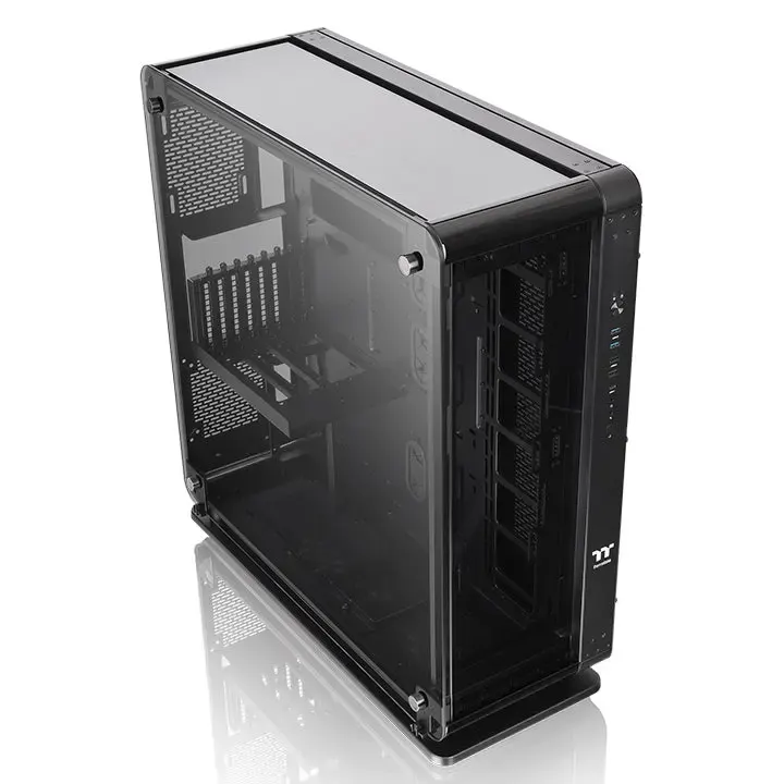 Thermaltake, Core P8 Tempered Glass Full Tower Chassis Case Black