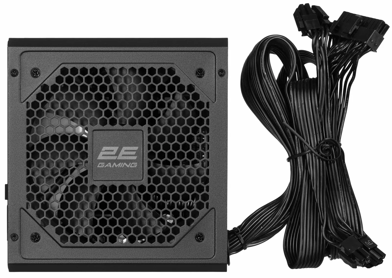 კვების ბლოკი 2E GAMING PSU Solid Power Pro (750W), >85%, 80+ Bronze, 120mm, 1xMB 24pin(20+4), 2xCPU 8pin(4+4), 3xMolex, 6xSATA, 4xPCIe 8pin(6+2), 1x12VHPWR, Semi Modular