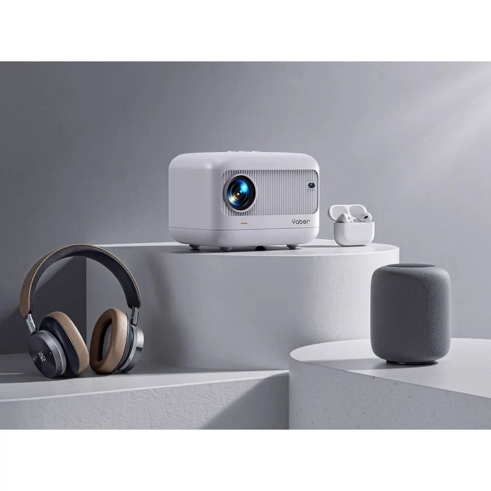Yaber L1 Home Cinema, LCD Projector, 1280x720, 400lm, White