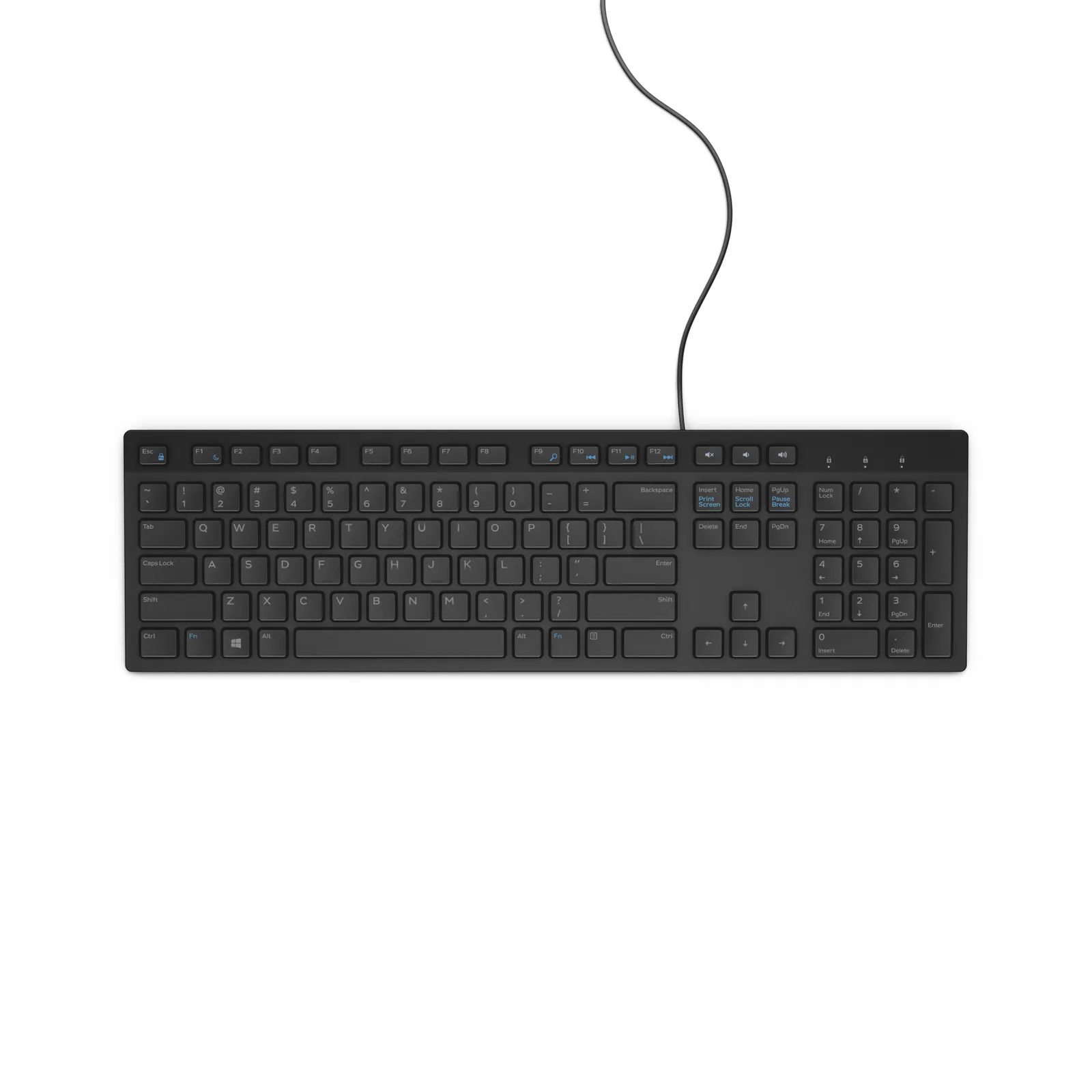 კლავიატურა DELL Multimedia Keyboard-KB216 - Black US only