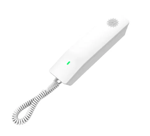 IP ტელეფონი Grandstream GHP610, White Compact Hotel IP Phones, 2 lines, 2 SIP accounts, One 10/100 Mbsps Ethernet ports, PoE, No PSU included
