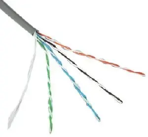 05102400, ITD, CAT5E UTP, 24AWG,0.50MM,CU,4PAIRS, Indoor 305m/box Copper 100%