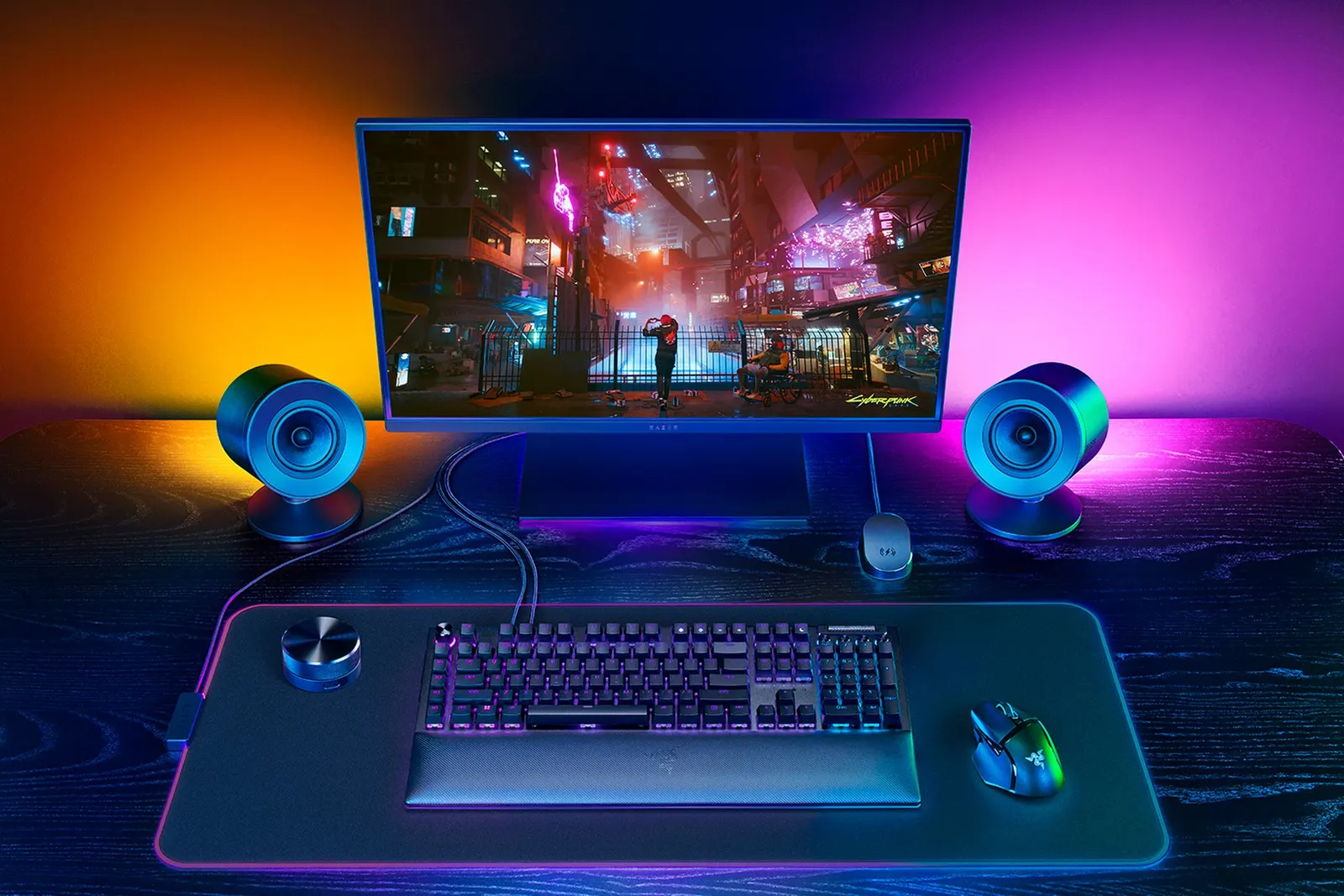 დინამიკი Razer Multimedia speaker Nommo V2 Pro 2.1, USB-A, RGB, black