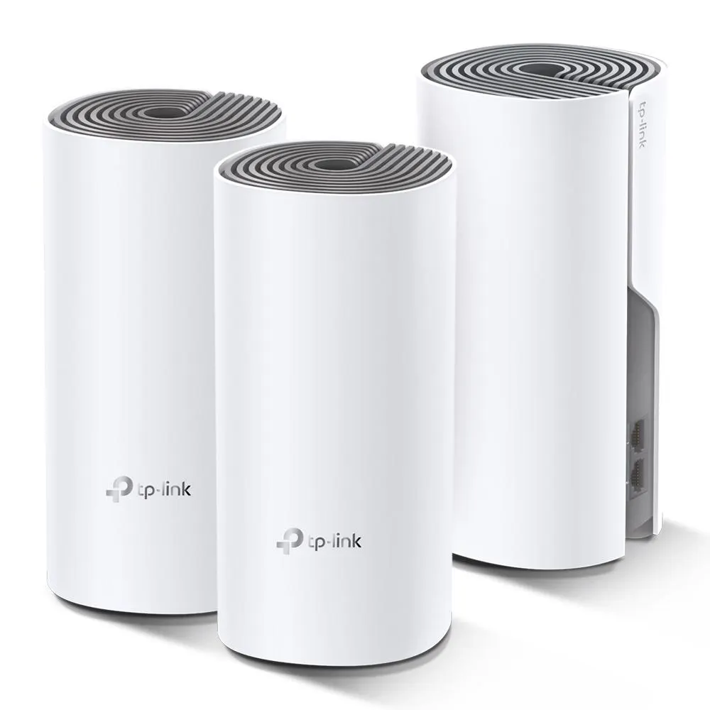 TP-Link, Deco E4(3-pack), AC1200 Whole Home Mesh Wi-Fi System