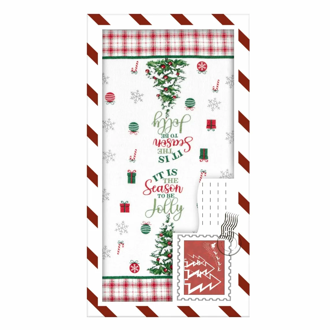 Ardesto Gift set of towels in a box Christmas Tree 38x63cm, 2pcs, 100% cotton, green