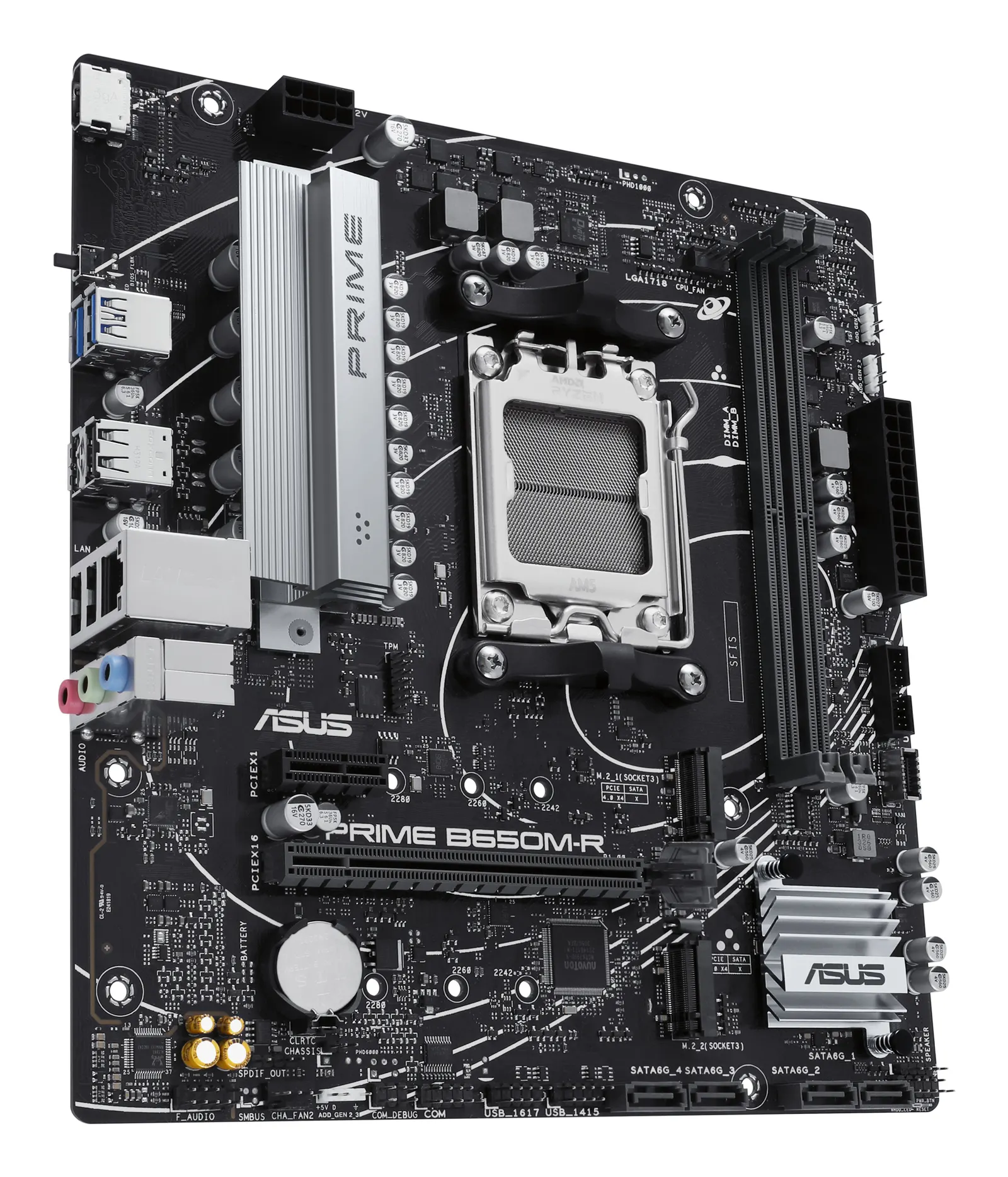 დედაპლატა ASUS Motherboard PRIME B650M-R sAM5 B650 2xDDR5 M.2 HDMI mATX