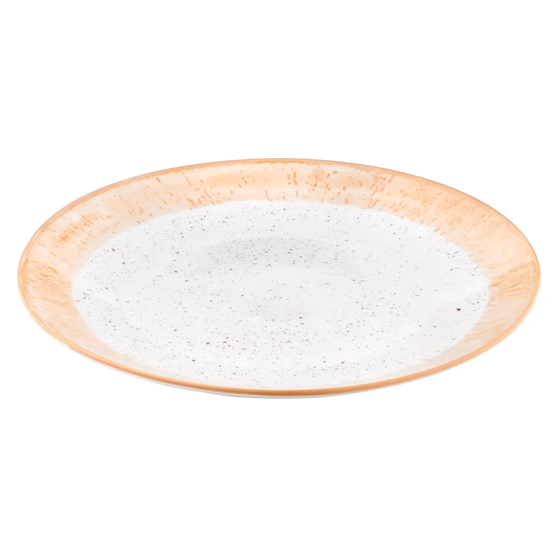 თეფში ARDESTO Dinner plate Siena, 27cm, porcelain, white-yellow