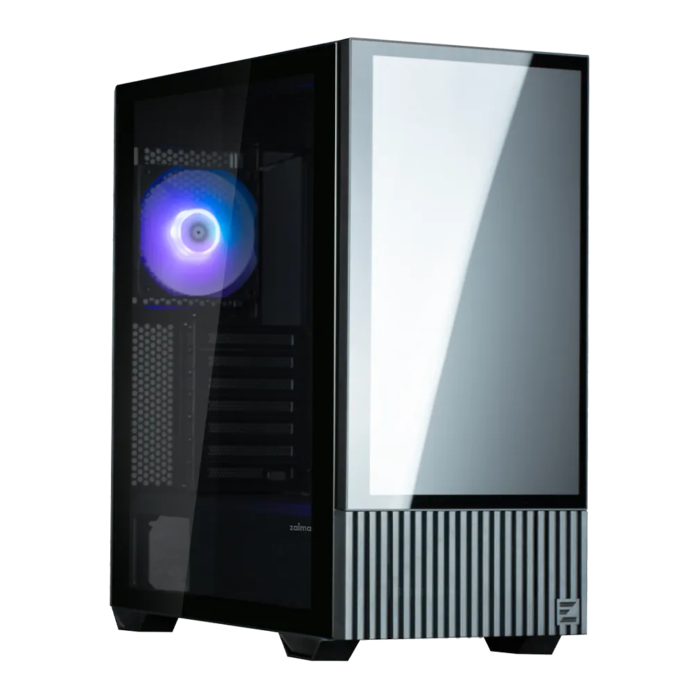 Zalman Computer case Z10 DS, without PSU, 2xUSB3.0, 1xUSB Type-C, 2x120mm, 1x120mm ARGB, TG Side Panel, ATX, Monitor, balck