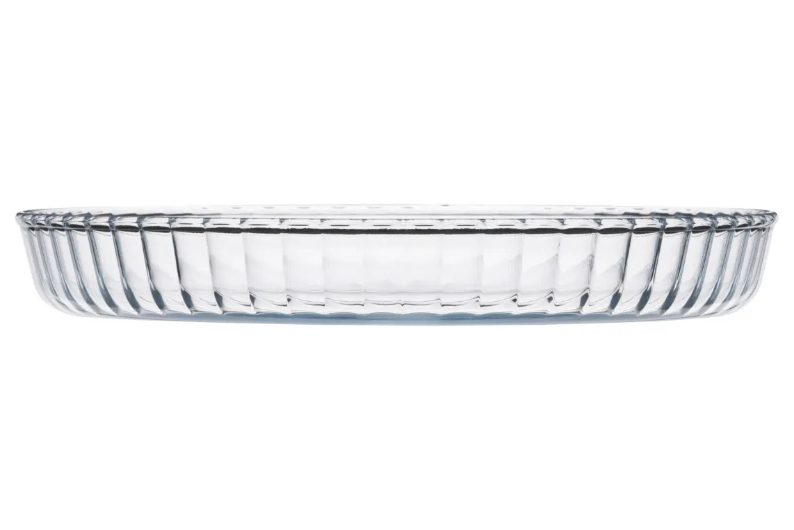 Baking pan ARDESTO Black Mars 27.6x3.8cm, borosilicate glass, round, transparent