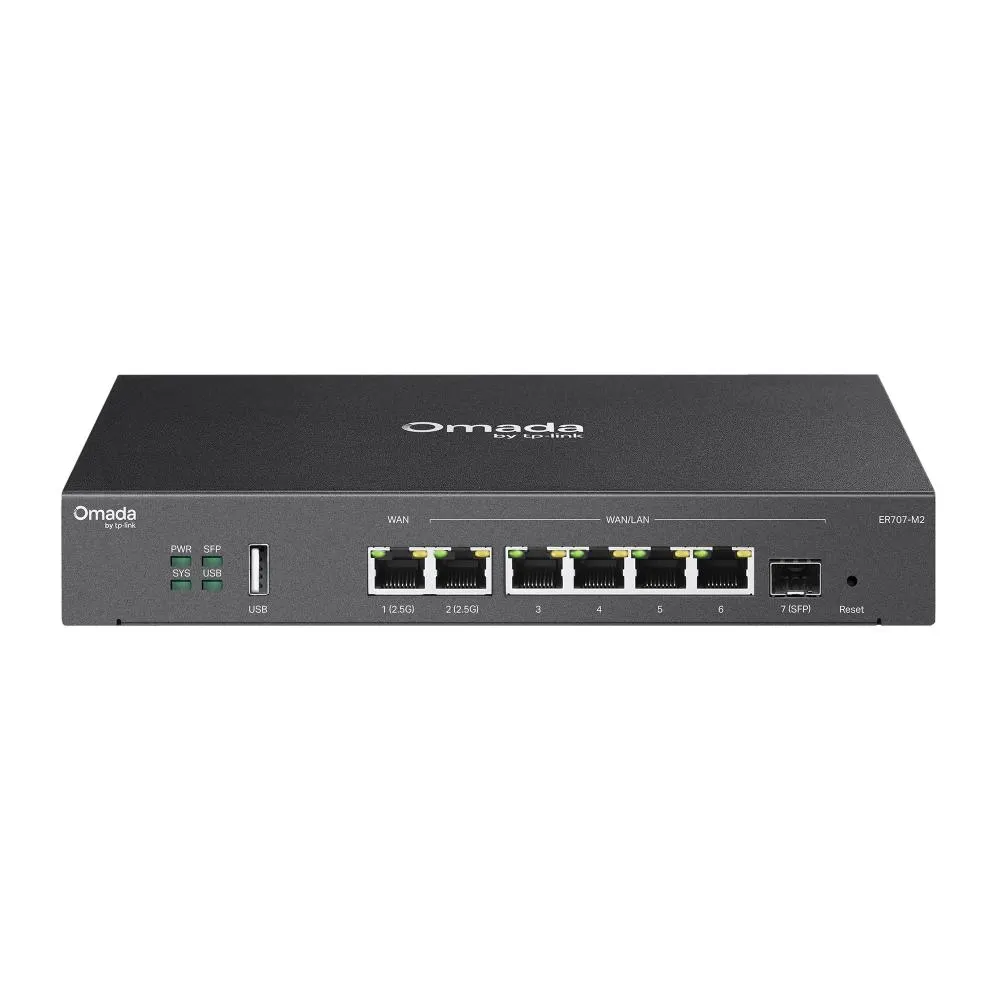 VPN როუტერი TP-Link, ER707-M2, Router, Omada Multi-Gigabit VPN Gateway