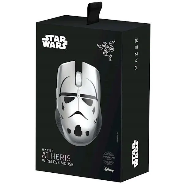 Razer, Atheris Stormtrooper Ed. WL, BT, USB, Black/White