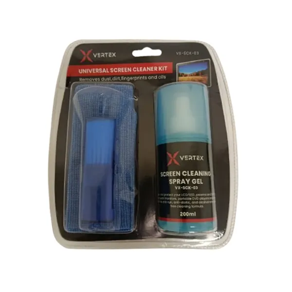 საწმენდი Vertex VX-SCK-03 3-in-1 Screen Cleaner Kit For LCD/LED Displays 200ml