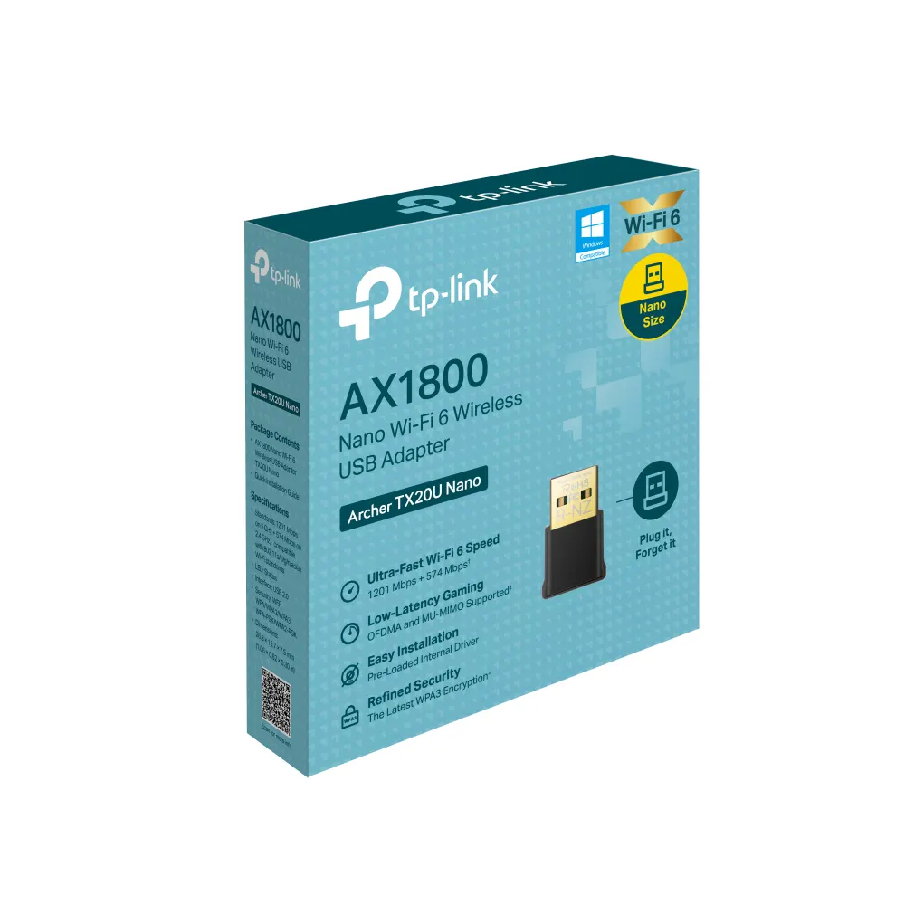 Wi-Fi ადაპტერი TP-Link Archer TX20U Nano