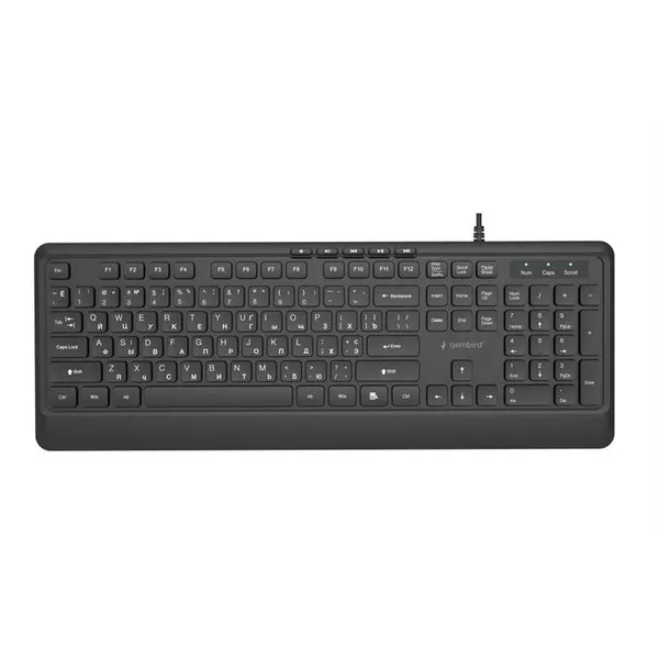 კლავიატურა Gembird KB-MCH-05-CYRL Wired Black