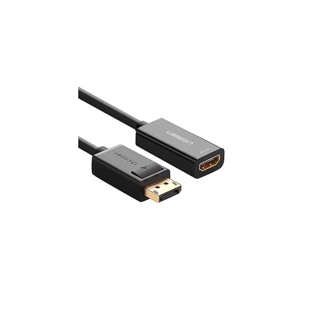 Adapter UGREEN MM137 (40363) DisplayPort to HDMI Female Converter, 4K*2K, 25cm, Black