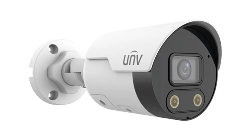 IP კამერა - 4მპ, 4მმ, Bullet, Mic, SD, ANR, UMD, Speaker, Uniview IPC2124SB-ADF40KMC-I0