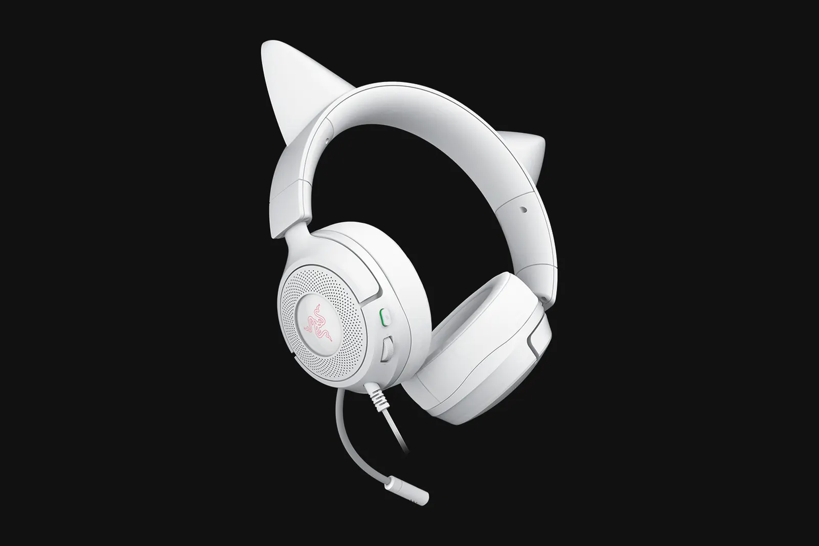 ყურსასმენი Razer Headset Kraken Kitty V3 X, mini-jack, 1.3m, white