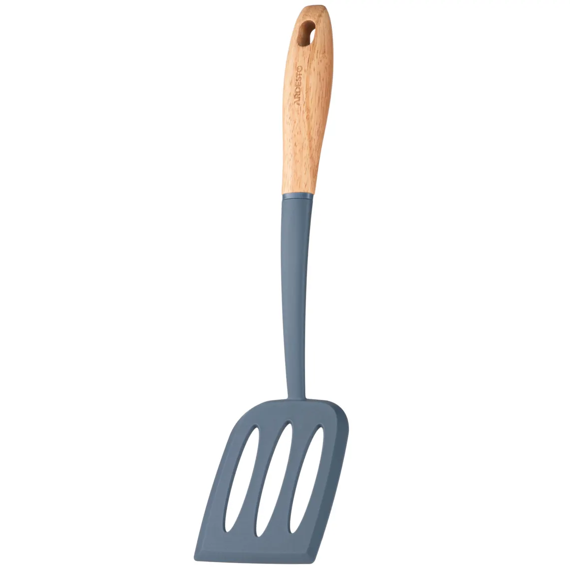კულინარიული ნიჩაბი Ardesto Slotted turner Midori, 34.5cm, nylon, wood, blue