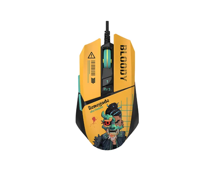 მაუსი A4tech Bloody W63 MAX RGB Gaming Mouse Renegade Sunset