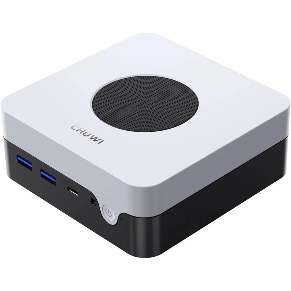 Mini PC Chuwi LarKBox X, i3-1220P, 8GB, 256GB SSD, Integrated, W11H, Black/White