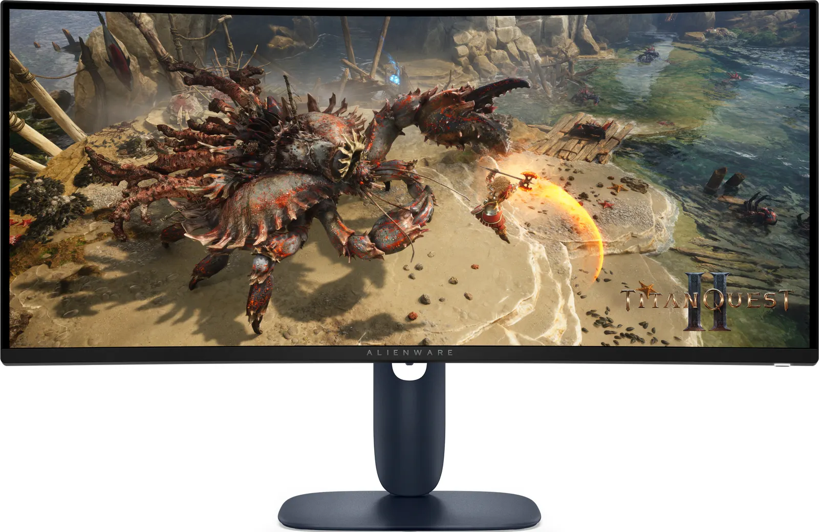 მონიტორი Dell Alienware 34 Gaming Monitor - AW3425DWM / WQHD(3440 x 1440)/180 Hz/400 cdm2/2 HDMI/1 DisplayPort, 3Yrw