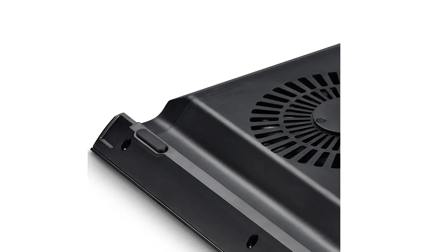 N8 BLACK, DEEPCOOL, Cooler, 17", on/off, 4 port usn HUB, 1000rpm, 140mm Fan x 2, 25.1 db, 94.7 CFM, 380x55x278, aluminum.