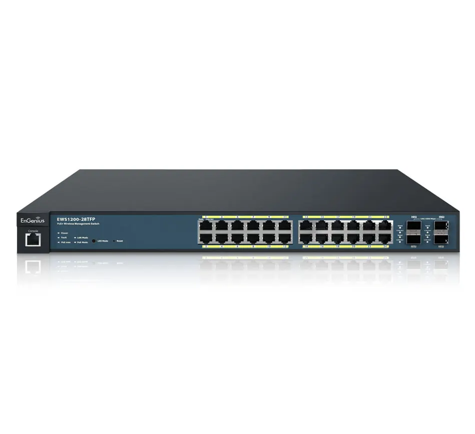 50AP Wireless Management 24-port GbE PoE.at Switch 410W 4SFP L2 19i