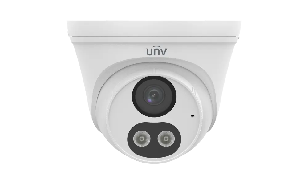 IP კამერა - 8მპ, 2.8მმ, Turret, UMD, Mic, SD, ANR, ColorHunter, Uniview IPC3618LB-ADF28K-DL