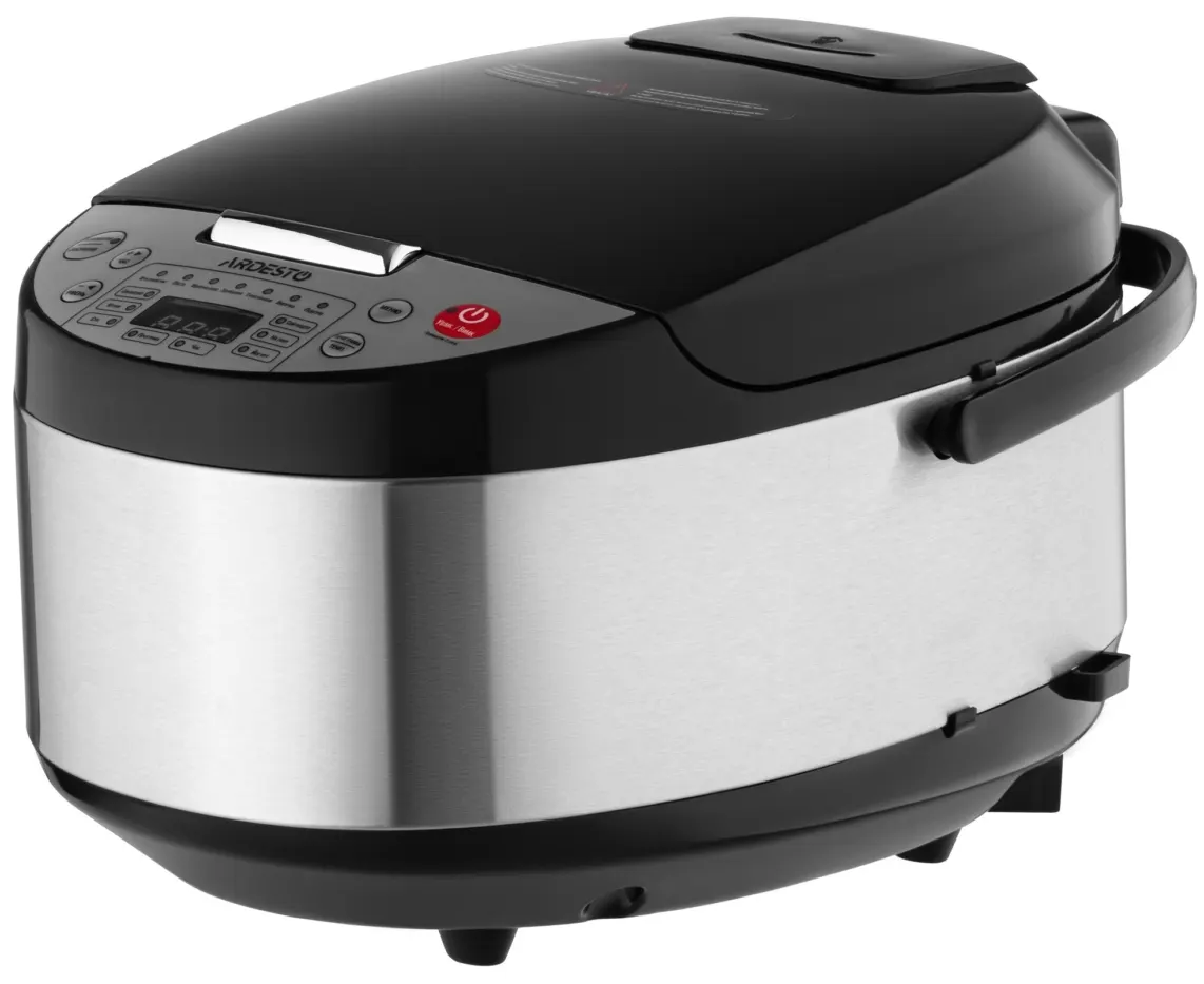 მულტისახარში Ardesto multicooker, 860W, bowl-5l, electronic control, recipes book, iron/plastic, silver-black