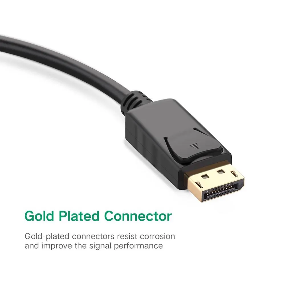 Adapter UGREEN DP109 (20415) DisplayPort to VGA Converter, Black