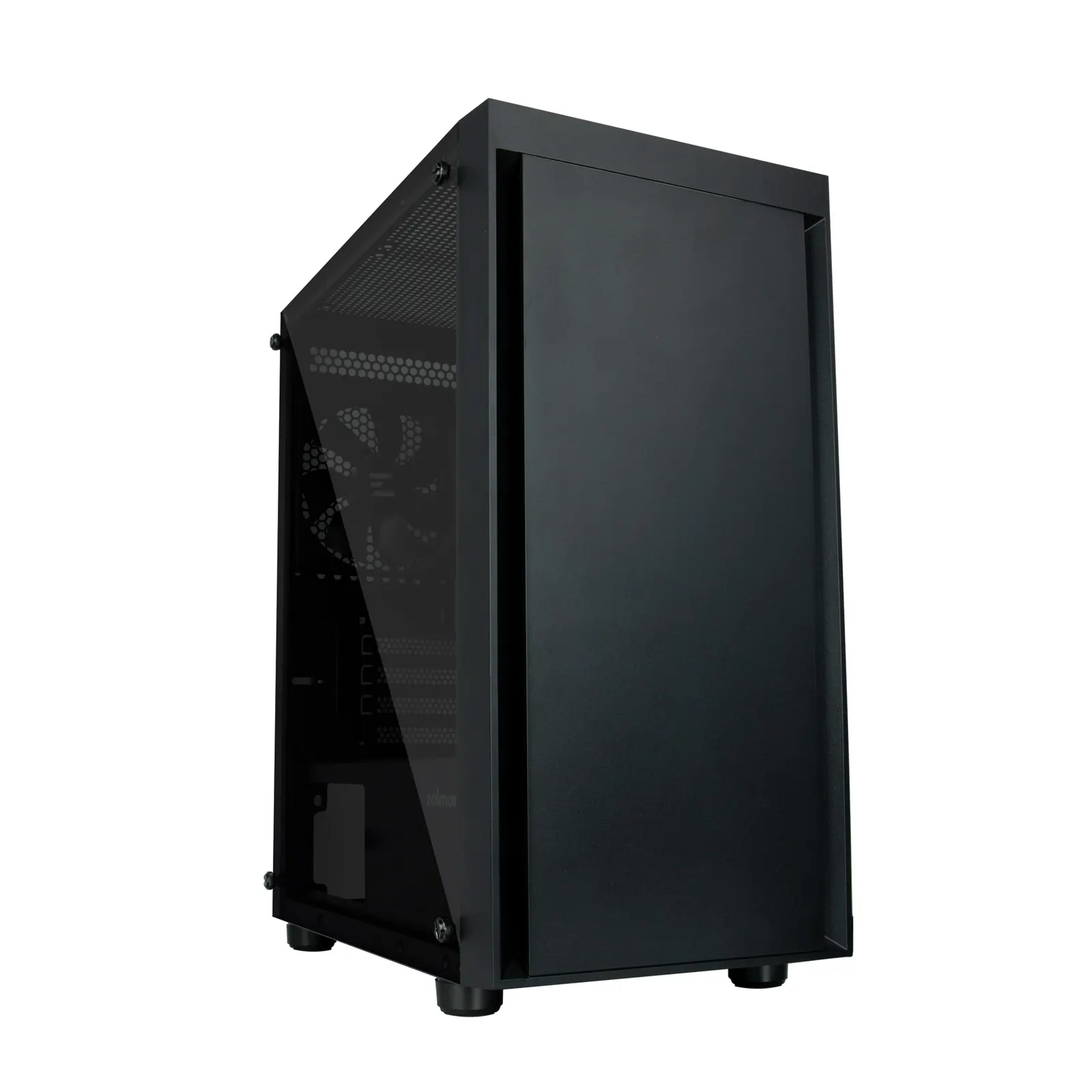 ქეისი Zalman Computer case T3 Plus, without PSU, 1xUSB3.0, 2xUSB2.0, 2x120mm, Perforated Side, ATX, Black