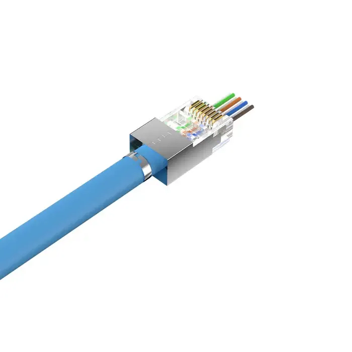 OT1093ATP01, UNITEK, CAT7 RJ45 Pass Through Connector.